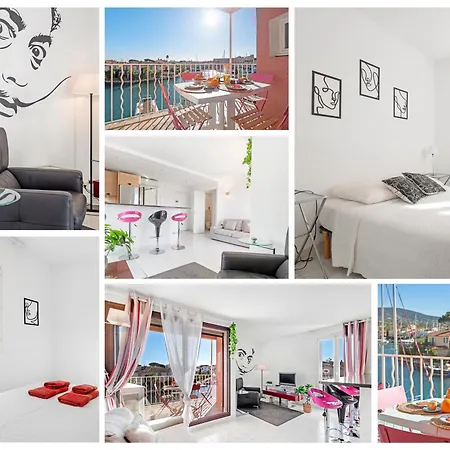 Lägenhet Casa Nostra, Port-grimaud, Vue Sur Les Canaux *
