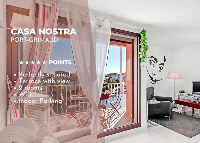 Casa Nostra, Port-grimaud, Vue Sur Les Canaux غريمو