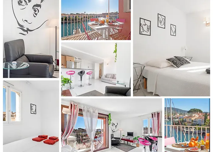 شقة Casa Nostra, Port-grimaud, Vue Sur Les Canaux *